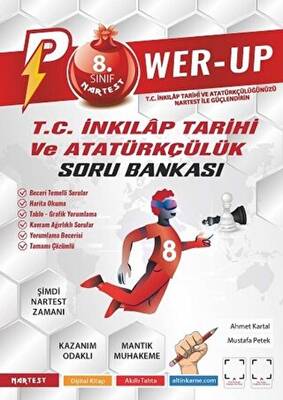 Nartest Yayınevi 8. Sınıf Power-Up T.C. İnkilap Tarihi Ve Atatürkçülük Soru Bankası - 1
