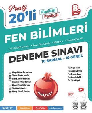 8. Sınıf Prestij Fen Bilimleri 20`li Deneme Sınavı - 1