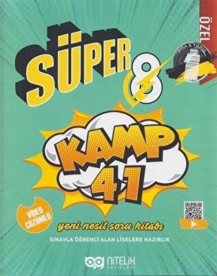 Nitelik Yayınları - Bayilik 8. Sınıf Süper Kamp 41 Yeni Nesil Soru Kitabı - 1
