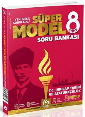 Model Eğitim Yayıncılık 8. Sınıf T. C. İnkılap Tarihi ve Atatürkçülük Süper Model Soru Bankası - 1