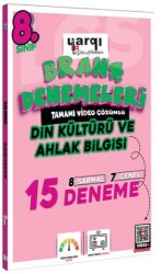 8. Sınıf Tamamı Video Çözümlü Din Kültürü ve Ahlak Bilgisi 15 Branş Denemeleri - Yargı Yayınevi