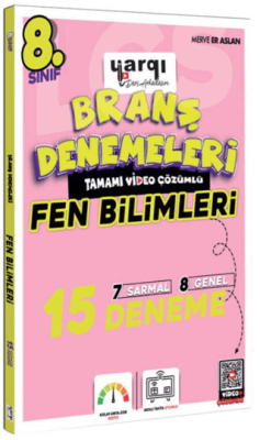8. Sınıf Tamamı Video Çözümlü Fen Bilimleri 15 Branş Denemeleri - 1