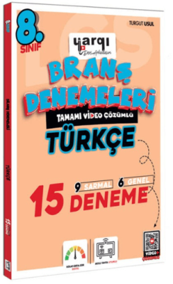 8. Sınıf Tamamı Video Çözümlü Türkçe 15 Branş Denemeleri - 1