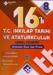 8. Sınıf T.C İnkılap Tarihi ve Atatürkçülük 16`lı Genel Deneme - Talentteam Yayıncılık