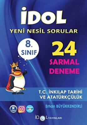 İdol Yayınları 8. Sınıf T.C İnkılap Tarihi ve Atatürkçülük 24 Sarmal Deneme - 1