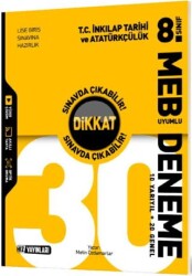 8. Sınıf T.C. İnkılap Tarihi ve Atatürkçülük 30 Deneme - Hız Yayınları