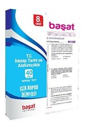 Başat Yayınları 8. Sınıf TC İnkılap Tarihi ve Atatürkçülük 40 Yaprak Test - Başat Yayınları