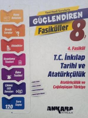 8. Sınıf T.C. İnkılap Tarihi ve Atatürkçülük 4.Fasikül - 1