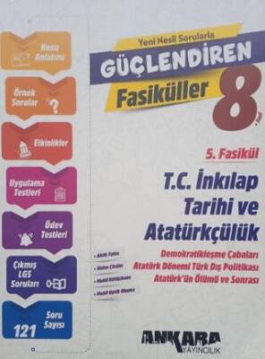 8. Sınıf T.C. İnkılap Tarihi ve Atatürkçülük 5.Fasikül - 1
