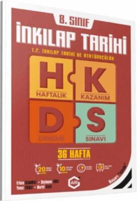 8. Sınıf T.C. İnkılap Tarihi ve Atatürkçülük Arı Haftalık Kazanım Deneme - 1
