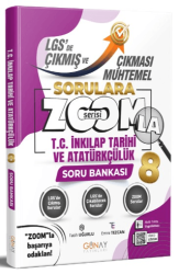 8. Sınıf T.C. İnkılap Tarihi ve Atatürkçülük LGS`de Çıkmış ve Çıkması Muhtemel Sorular - Günay Yayınları