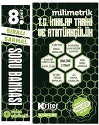 Kriter Akademi 8. Sınıf T.C. İnkılap Tarihi ve Atatürkçülük Milimetrik Soru Bankası - Kriter Akademi