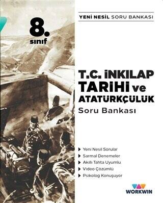 Workwin 8. Sınıf T.C. İnkılap Tarihi ve Atatürkçülük Soru Bankası - 1
