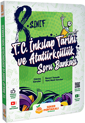Şeker Portakalı Yayıncılık 8. Sınıf T.C. İnkılap Tarihi Ve Atatürkçülük Soru Bankası - 1