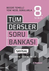 Tudem Yayınları - Bayilik 8. Sınıf Tüm Dersler Beceri Temelli Soru Bankası Sayısal - Tudem Yayınları - Bayilik