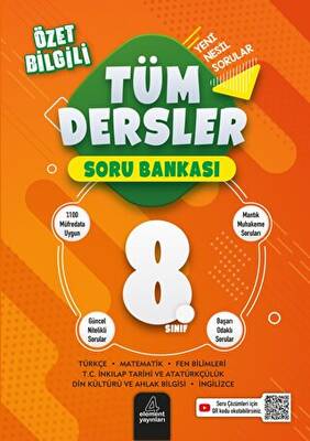 4 Element Yayınları 8. Sınıf Tüm Dersler Soru Bankası - 1