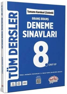 8. Sınıf Tüm Dersler Ünite Ünite Deneme Sınavları Çözümlü - 1