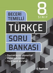 Tudem Yayınları - Bayilik 8. Sınıf Türkçe Beceri Temelli Soru Bankası - Tudem Yayınları - Bayilik
