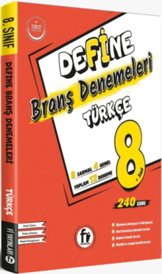 8. Sınıf Türkçe Define Branş Denemeleri - 1