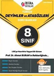 8. Sınıf Türkçe Deyimler ve Atasözleri Soru Bankası - Tetra Yayınları