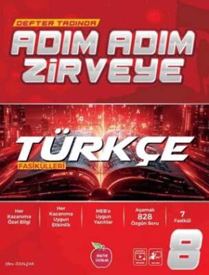 8. Sınıf Türkçe Fasikül Adım Adım Etkinlikli Konu Anlatımlı Soru Bankaları - 1
