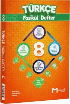 8. Sınıf Türkçe Fasikül Defter - 1
