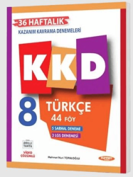 Kurmay Yayınları 8. Sınıf Türkçe KKD Haftalık Kazanım Kavrama Denemeleri - Kurmay Yayınları