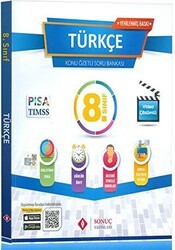 Sonuç Yayınları 8. Sınıf Türkçe Konu Özetli Soru Bankası - Sonuç Yayınları
