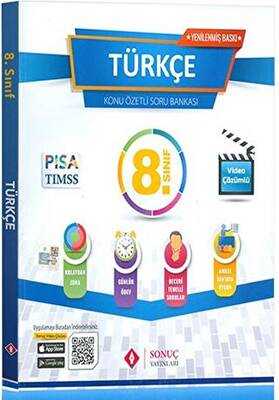 Sonuç Yayınları 8. Sınıf Türkçe Konu Özetli Soru Bankası - 1