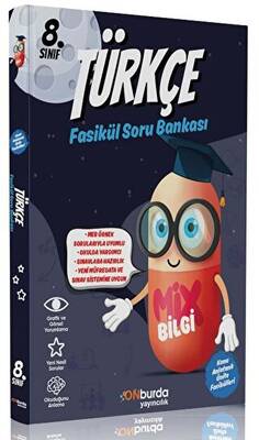 ONburda Yayınları 8. Sınıf Türkçe Mix Bilgi Fasikül Soru Bankası - 1