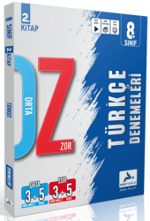8. Sınıf Türkçe Orta Zor Branş Deneme - 2. Kitap - Paraf Yayınları