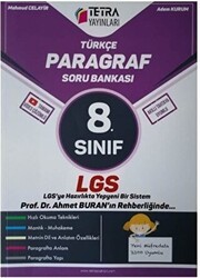 8. Sınıf Türkçe Paragraf Soru Bankası - Tetra Yayınları