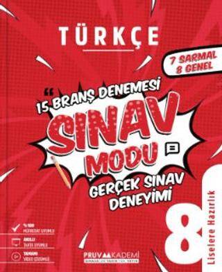 8. Sınıf Türkçe Sınav Modu 15 Branş Denemesi - 1