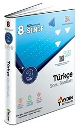 Aydın Yayınları 8. Sınıf Türkçe Üç Adım Soru Bankası - Aydın Yayınları