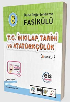 Eis Yayınları 8. Sınıf Ünite Değerlendirme Fasikülü 1-7 T.C. İnkılap T. ve Atatürkçülük - 1