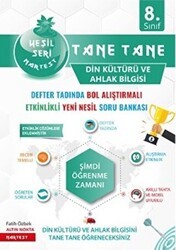 Nartest Yayınevi 8. Sınıf Yeşil Tane Tane Din Kültürü Ve Ahlak Bilgisi Soru Bankası - 1