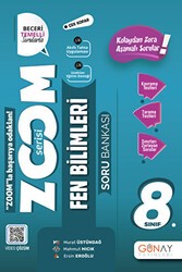 Günay Yayınları 8. Sınıf Zoom Serisi Fen Bilimleri Soru Bankası - Günay Yayınları