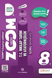 Günay Yayınları 8. Sınıf Zoom Serisi T.C. İnkılap Tarihi ve Atatürkçülük Soru Bankası - Günay Yayınları