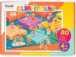80 Parça Yer Puzzle-Olimpiyatlar - Eolo Yayıncılık