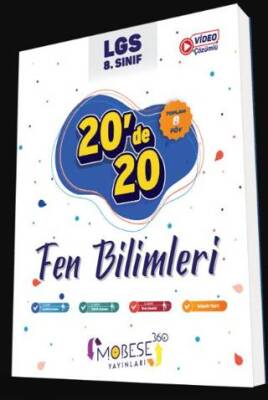 8.Sınıf 20`de 20 Fen Bilimleri Kitabı - 1