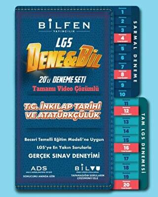 8.Sınıf Denebil T.C İnkılap Tarihi ve Atatürkçülük 20`lİ Deneme Seti - 1