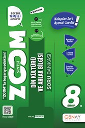 Günay Yayınları 8. Sınıf Din Kültürü ve Ahlak Bilgisi Zoom Soru Bankası - Günay Yayınları