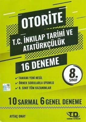 Tandem Yayınları 8. Sınıf İnkılap Tarihi Otorite 12 Deneme - 1