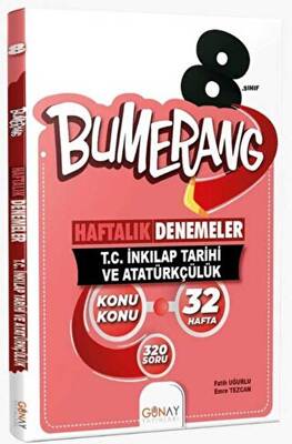Günay Yayınları 8. Sınıf LGS Bumerang 32 Haftalık T.C İnkılap Tarihi ve Atatürkçülük Denemeleri - 1