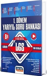Yeni Tarz Yayınları 8. Sınıf LGS 1. Dönem Yarıyıl Soru Bankası - Yeni Tarz Yayınları