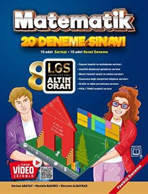 Borealis Yayıncılık 8. Sınıf Matematik 20 Deneme Sınavı - 1