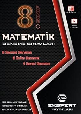 Ekspert Yayınları 8. Sınıf Matematik Deneme Sınavları - 1