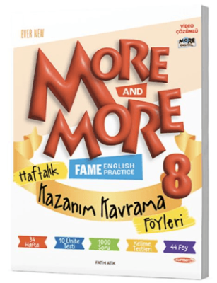Kurmay Yayınları 8. Sınıf More More Haftalık Kazanım Kavrama Föyleri - 1