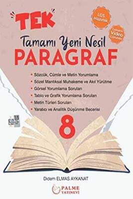 8. Sınıf Tek Paragraf Tamamı Yeni Nesil Soru Kitabı - 1