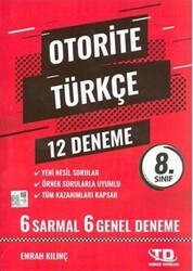Tandem Yayınları 8. Sınıf Türkçe Otorite 12 Deneme - Tandem Yayınları